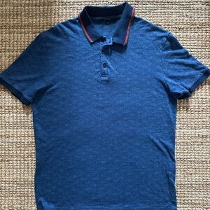 Gucci Navy Polo Shirt Mens